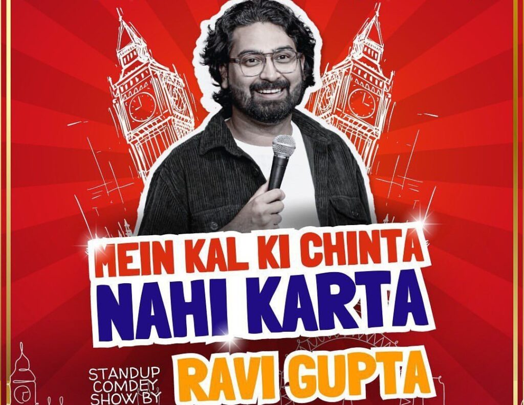 A poster of Ravi Gupta's 2023 World tour