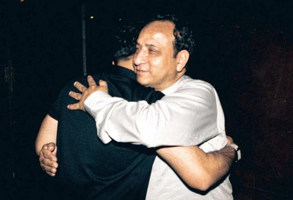 Raj Shamani with his father